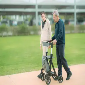 Rollator Walker Action White 136 kg – MOBIAK