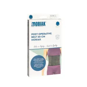 Μετεγχειρητική Ζώνη Κοιλιάς 20 cm | MOBIAK | Μέγεθος S