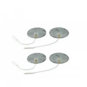 Bournas Medicals Round cloth electrodes with wire -4pcs