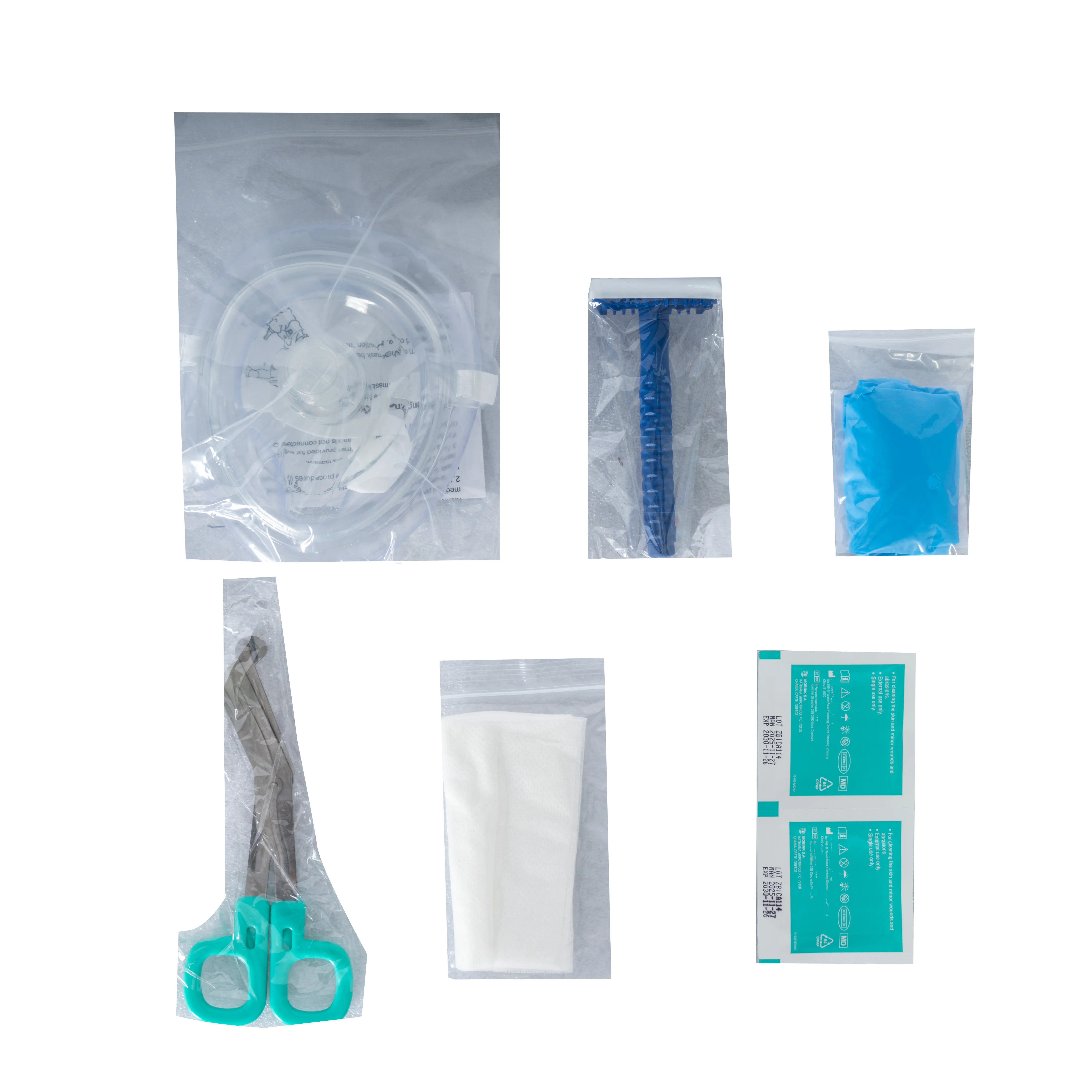 Första hjälpen-kit för hjärtstartare