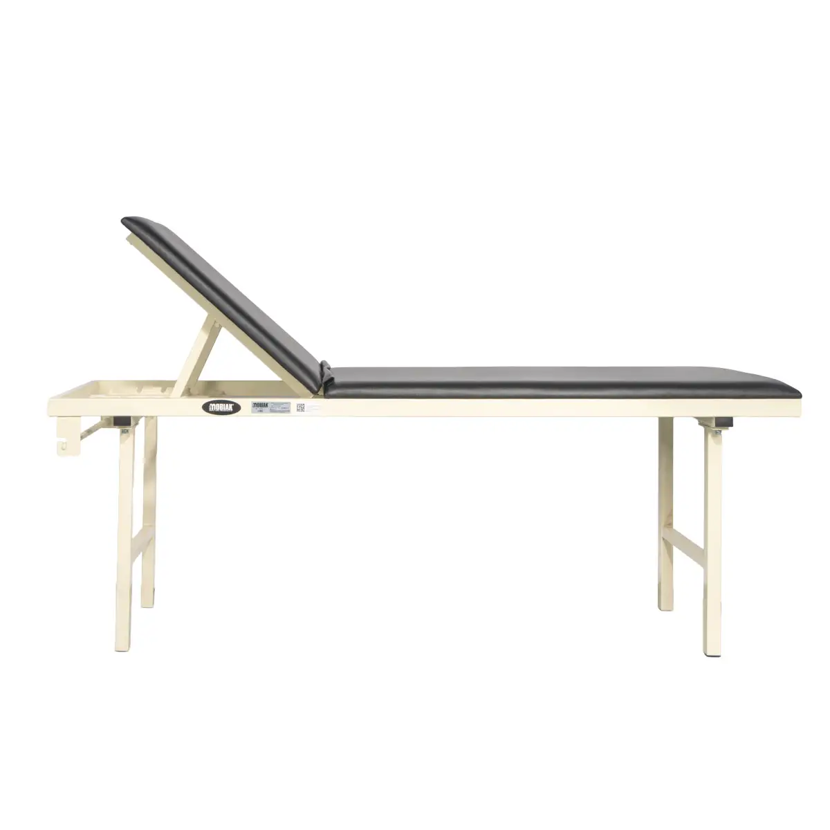 Εξεταστικό Κρεβάτι Ενισχυμένο 190×60 cm | MOBIAK | Μαύρο