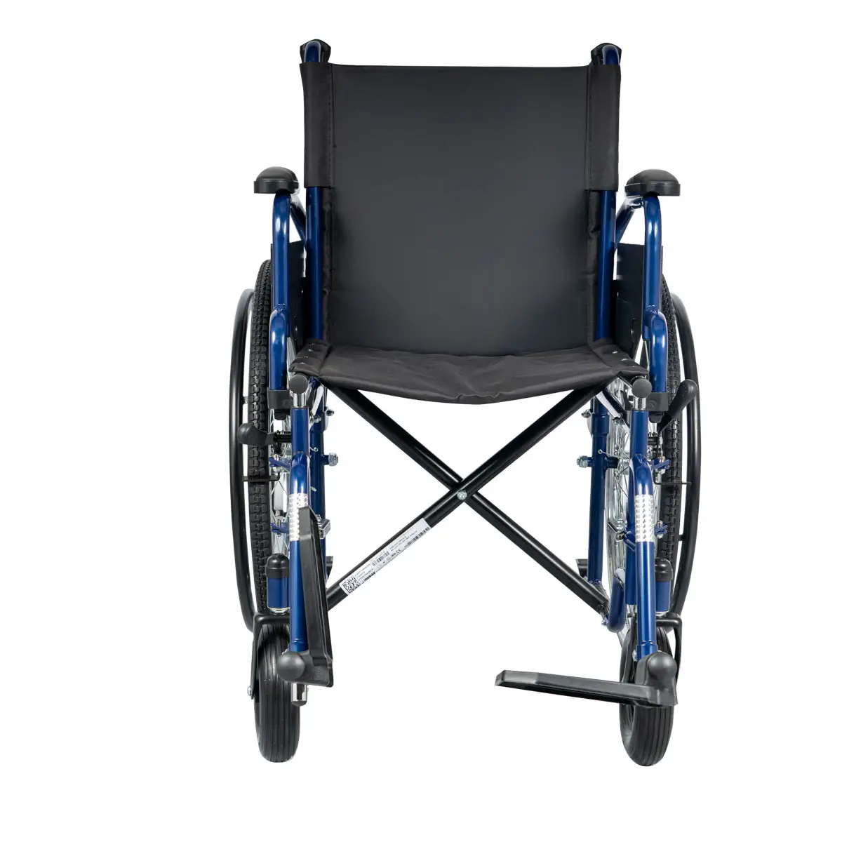 Αναπηρικό Αμαξίδιο Απλού Τύπου Gemini Blue – MOBIAK | 43 cm