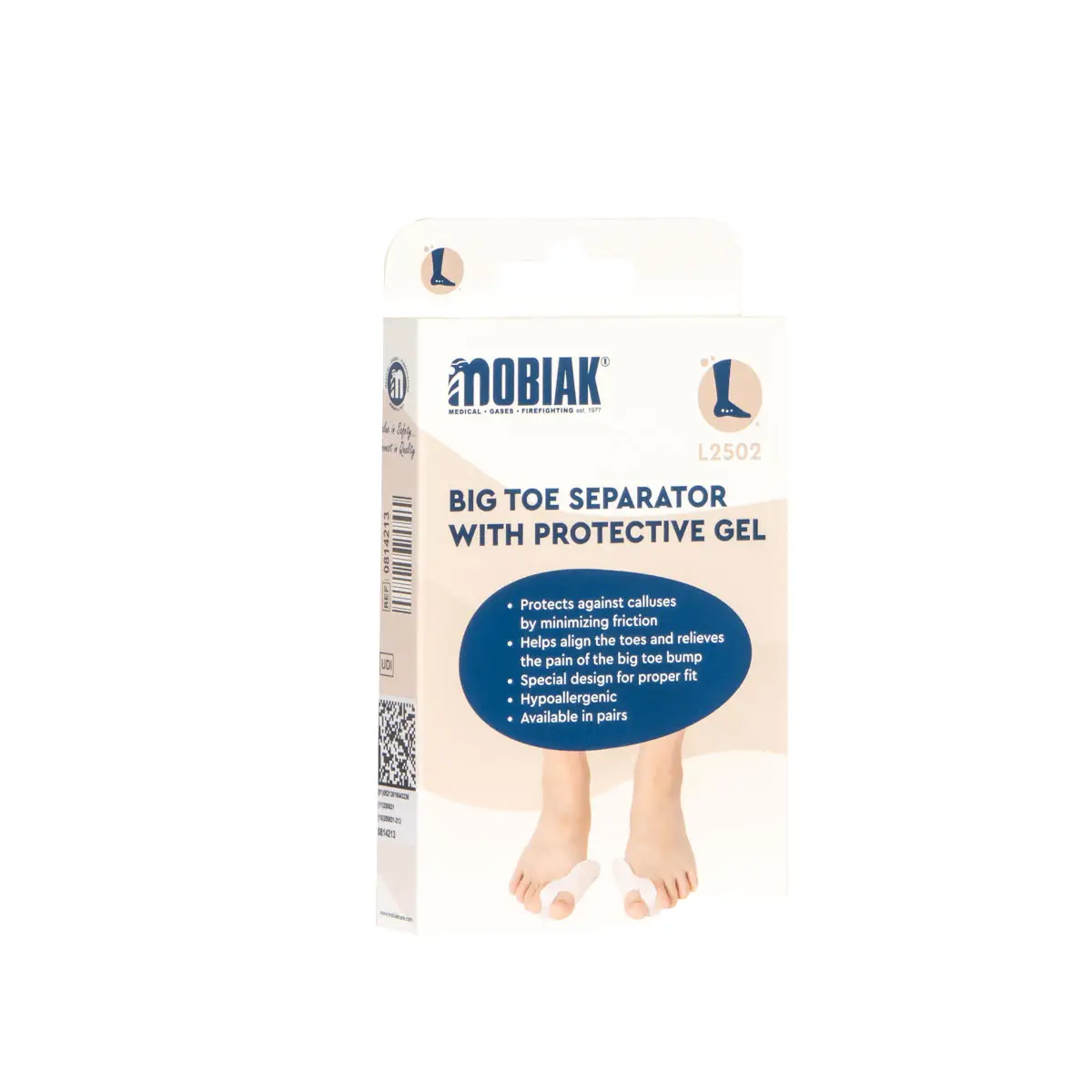 Séparateur et protège gros orteil gel (paire) | MOBIAK
