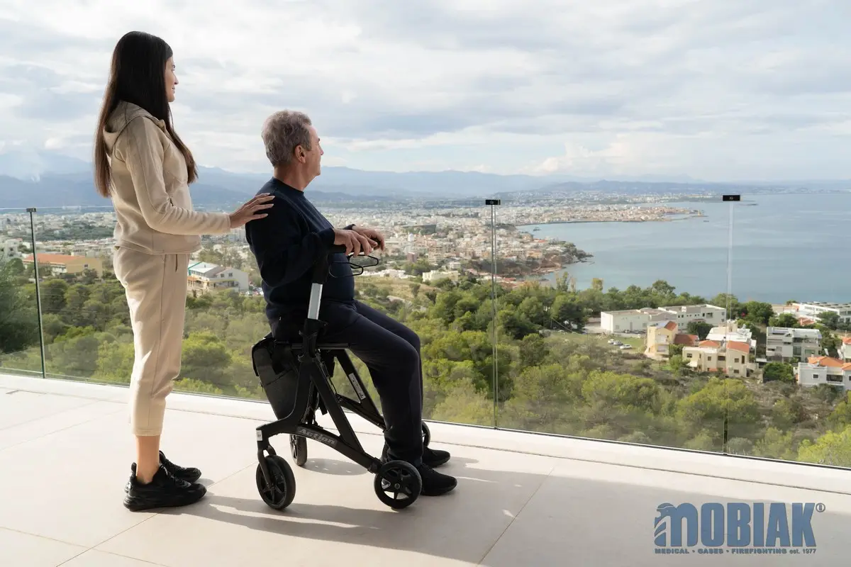 Rollator Walker Action Black 136 kg – MOBIAK