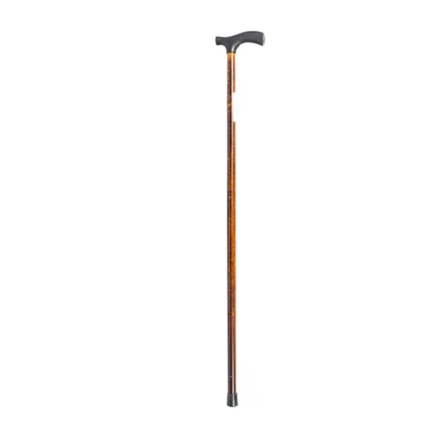Wooden Walking Stick, Black, 88 cm | MOBIAK