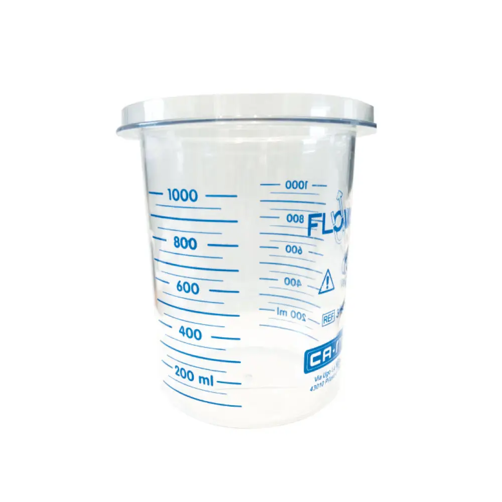 Δοχείο Αναρρόφησης FLOVAC 1000 ml Πολλαπλών Χρήσεων | CA-MI