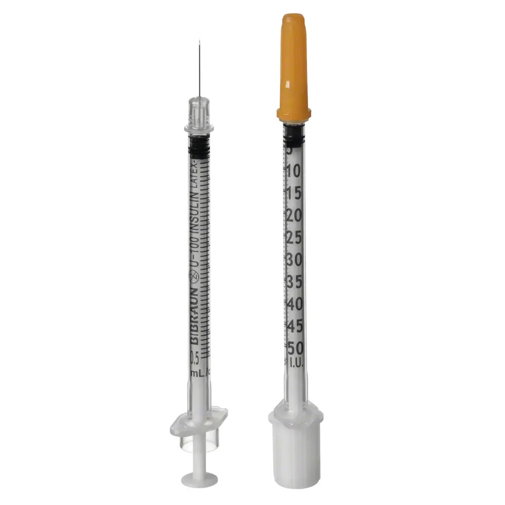 B Braun Omnican 50 - Insulin syringes 30Gx12mm | 0,5mL | U-100 (100pcs)