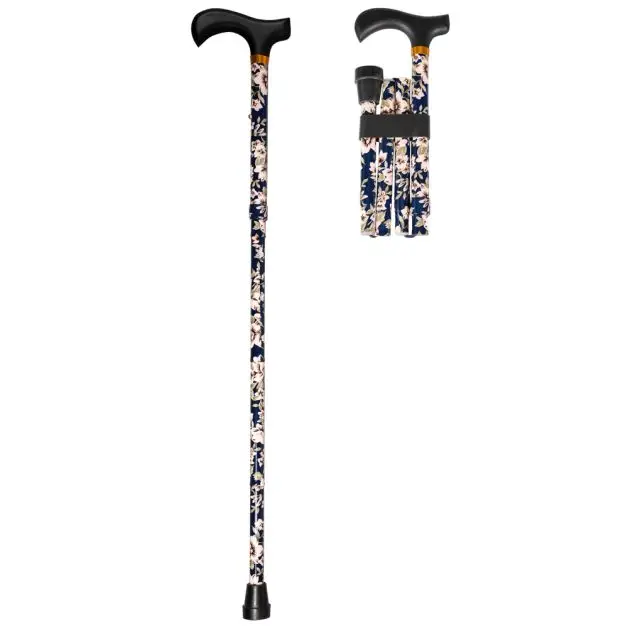 Folding Walking Stick, Aluminium, Bronze 83–93 cm | MOBIAK