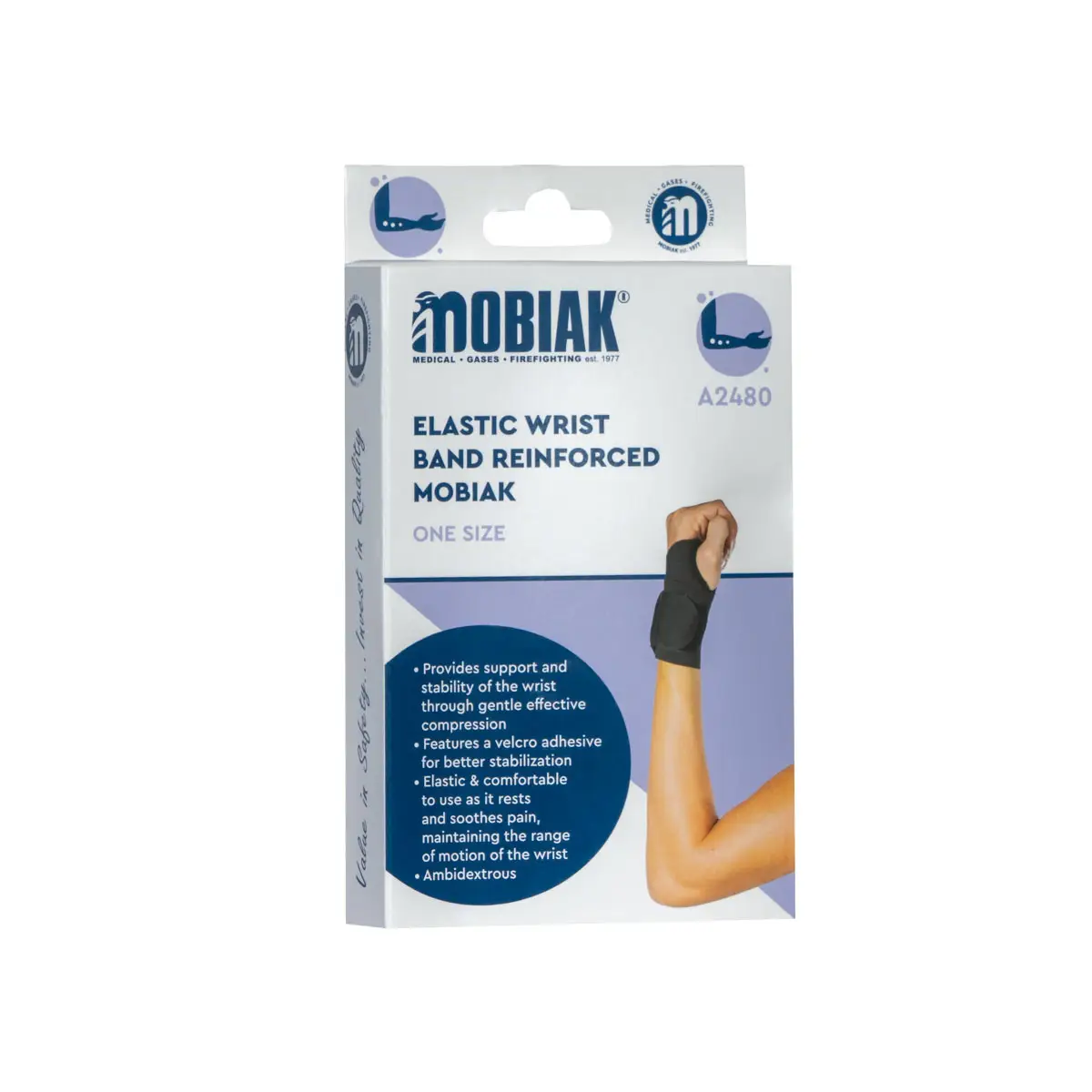 Reinforced Elastic Wrist Support | MOBIAK