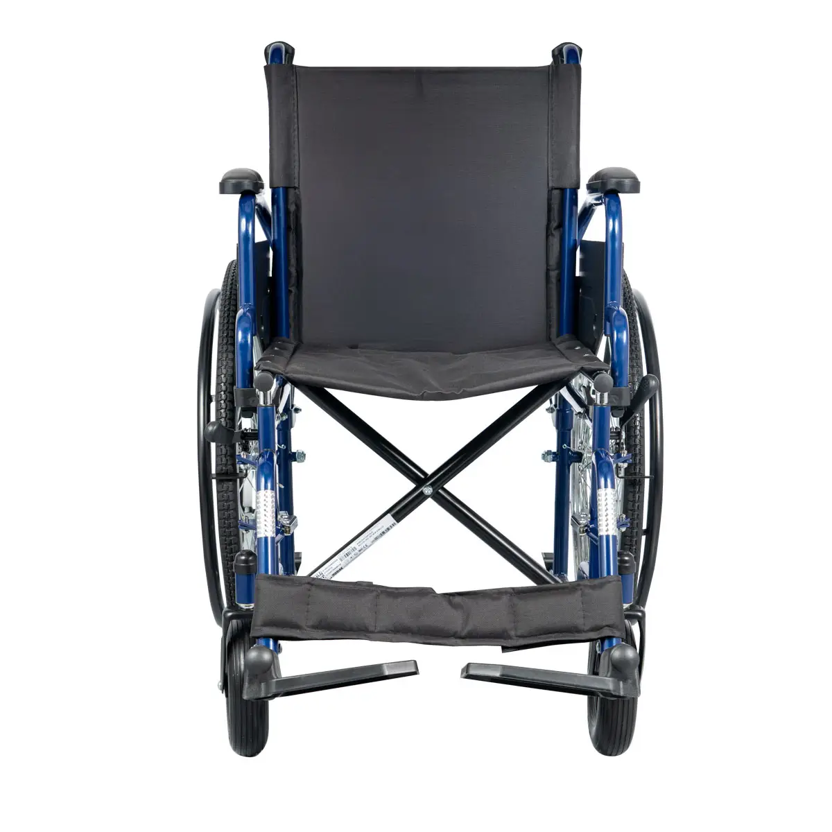 Αναπηρικό Αμαξίδιο Απλού Τύπου Gemini Blue – MOBIAK | 43 cm
