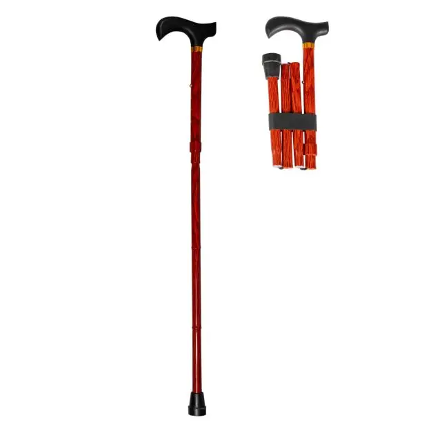 Folding Walking Stick, Aluminium, Bronze 83–93 cm | MOBIAK