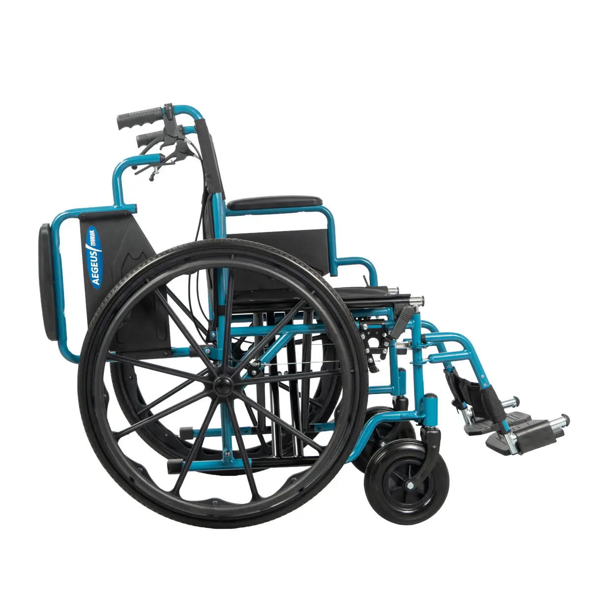 Αναπηρικό Αμαξίδιο Απλού Τύπου Aegeus | MOBIAK | 43 cm
