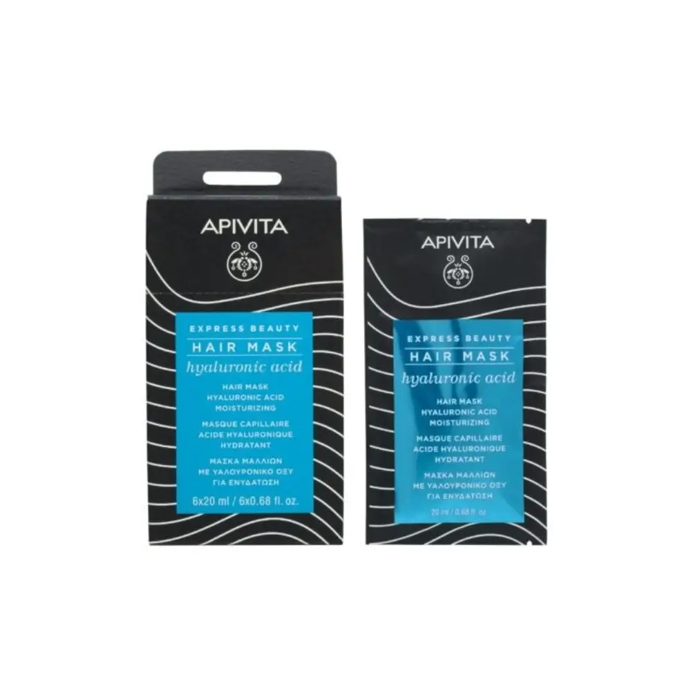 Apivita Moisturizing Hair Mask with Hyaluronic Acid 20ml