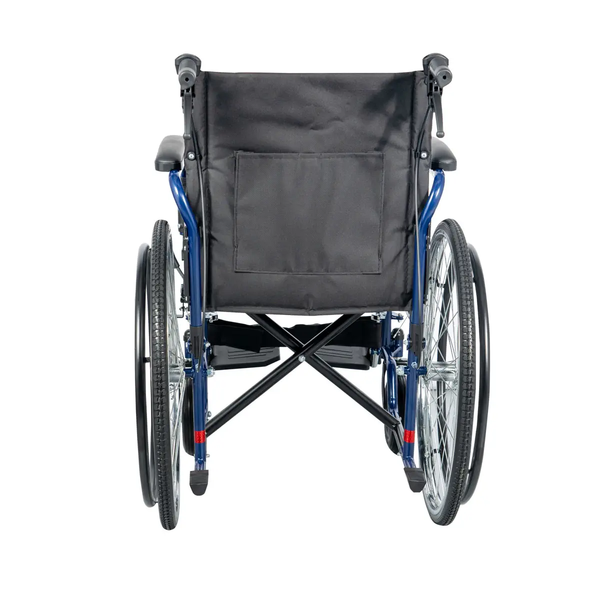 Αναπηρικό Αμαξίδιο Απλού Τύπου Gemini Blue – MOBIAK | 43 cm