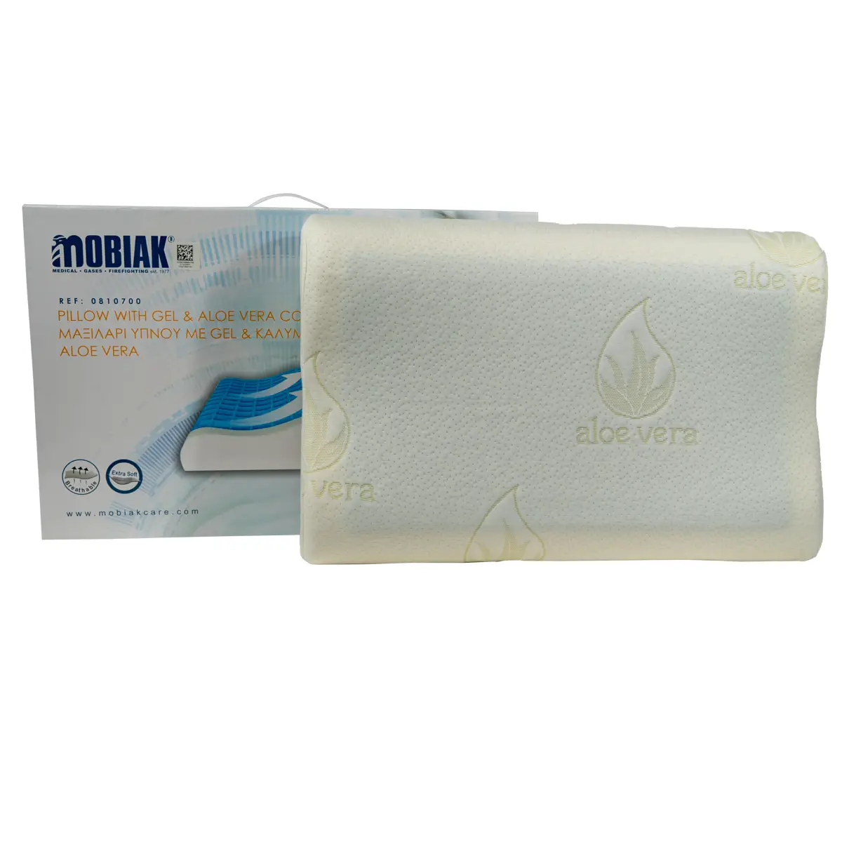 Μαξιλάρι Memory Foam Gel Ανατομικό 60?40?10/12 – MOBIAK