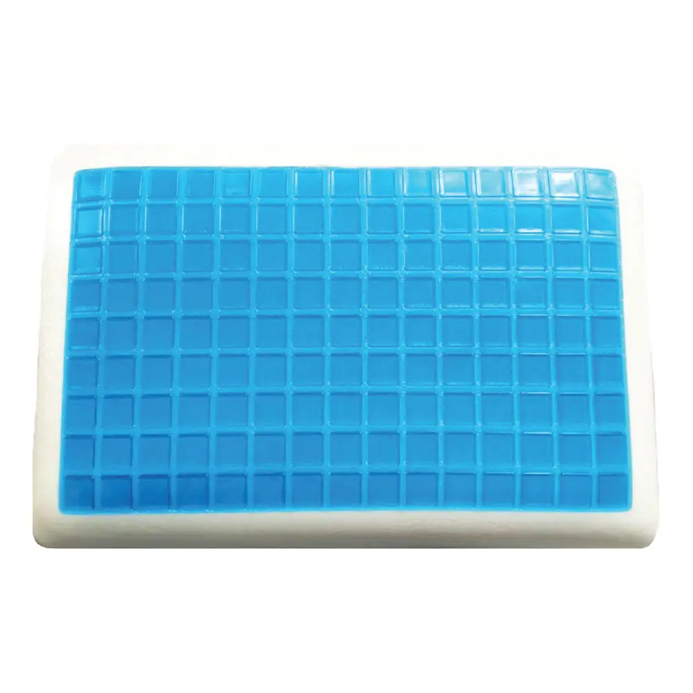 Memory foam kussen met gel, Aloe Vera 60×40×12 cm | MOBIAK