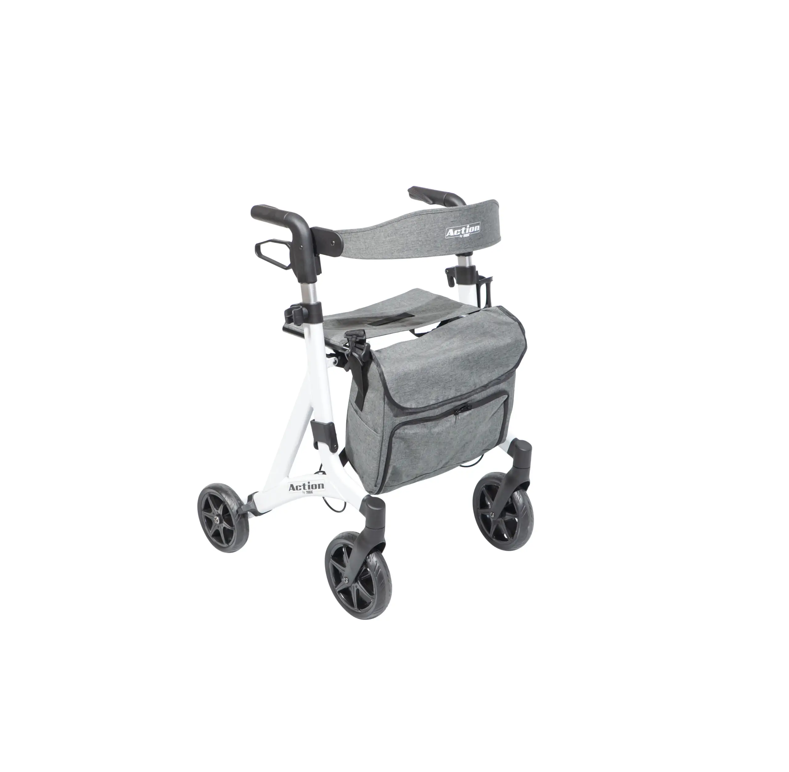 Rollator Walker Action White 136 kg – MOBIAK