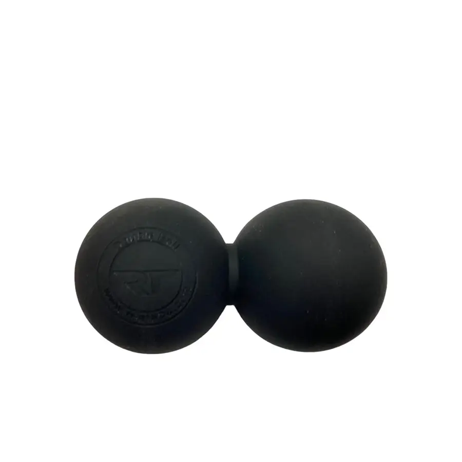 Doppel-Massageball 6,4 cm Schwarz | REA