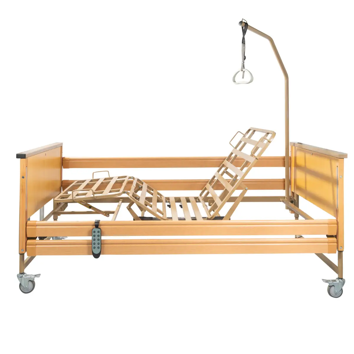 Elektr. Pflegebett VIRGO II, Metalllatten, 180 kg | MOBIAK