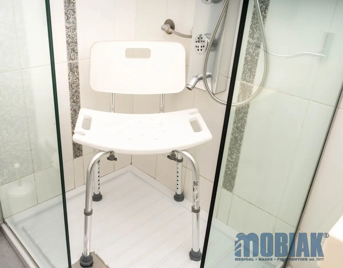 Καρέκλα Μπάνιου με Πλάτη, Ρυθμιζόμενη 35–50 cm – MOBIAK