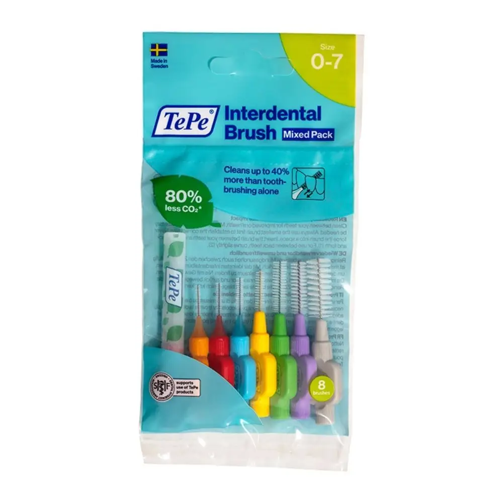 Tepe Interdental Brush Extra Soft Μεσοδόντια Βουρτσάκια 0,45-1,1mm (8τμχ)