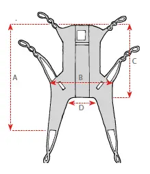 Σάκος Γερανού Full Body Slipstex 250 kg – Moretti