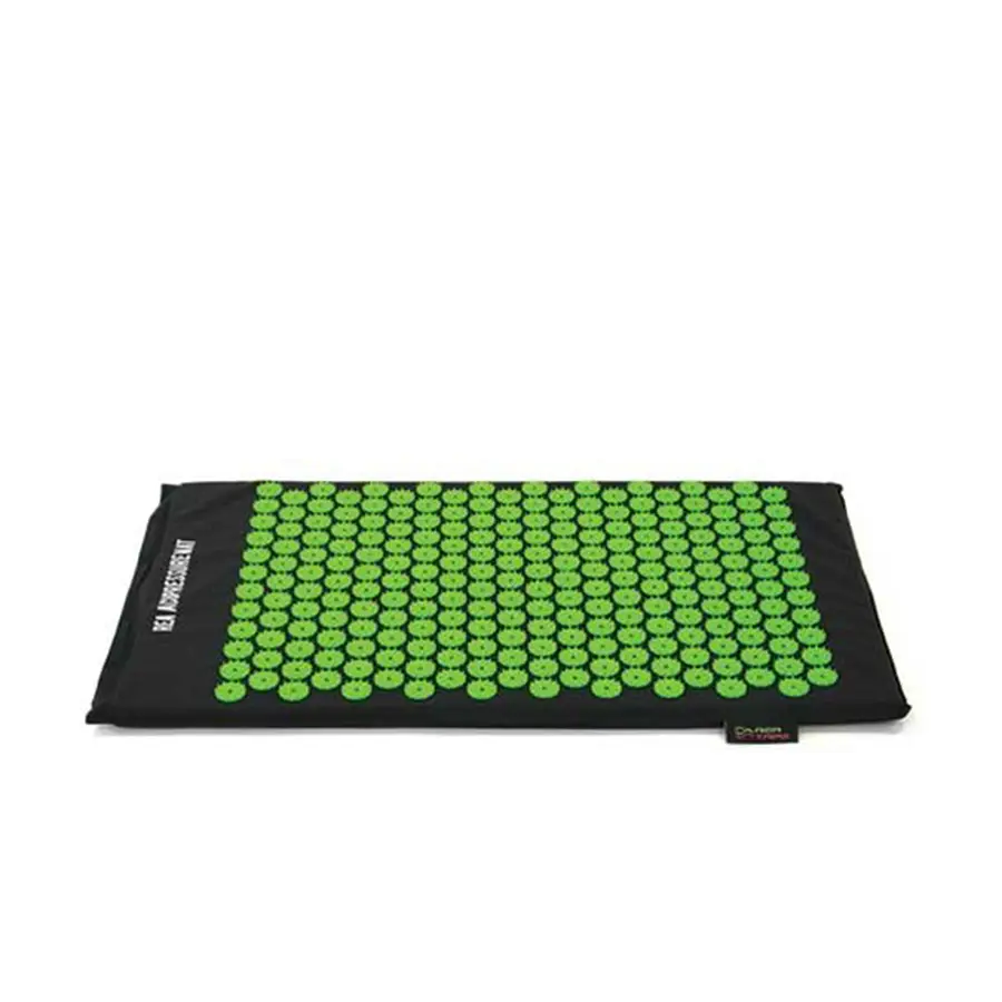 Στρώμα Βελονισμού Acupressure 72x43 cm Μαύρο/Λαχανί | REA