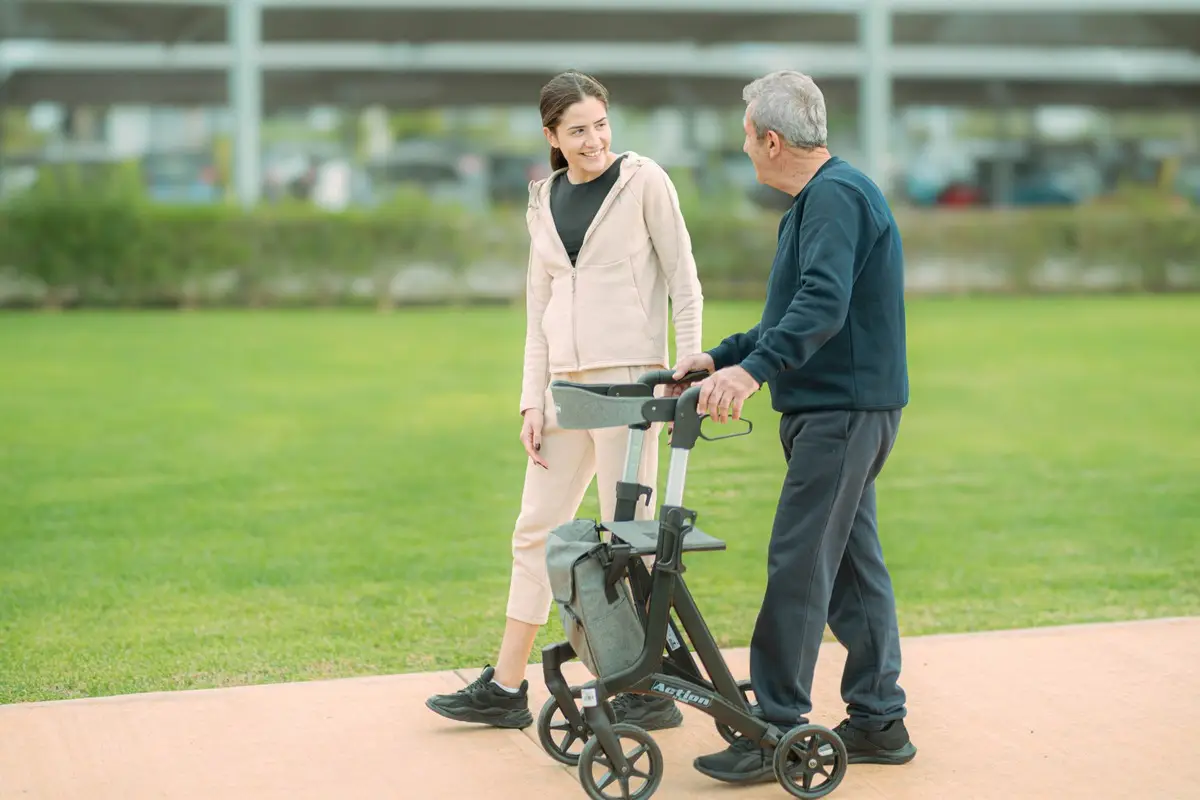 Rollator Walker Action White 136 kg – MOBIAK