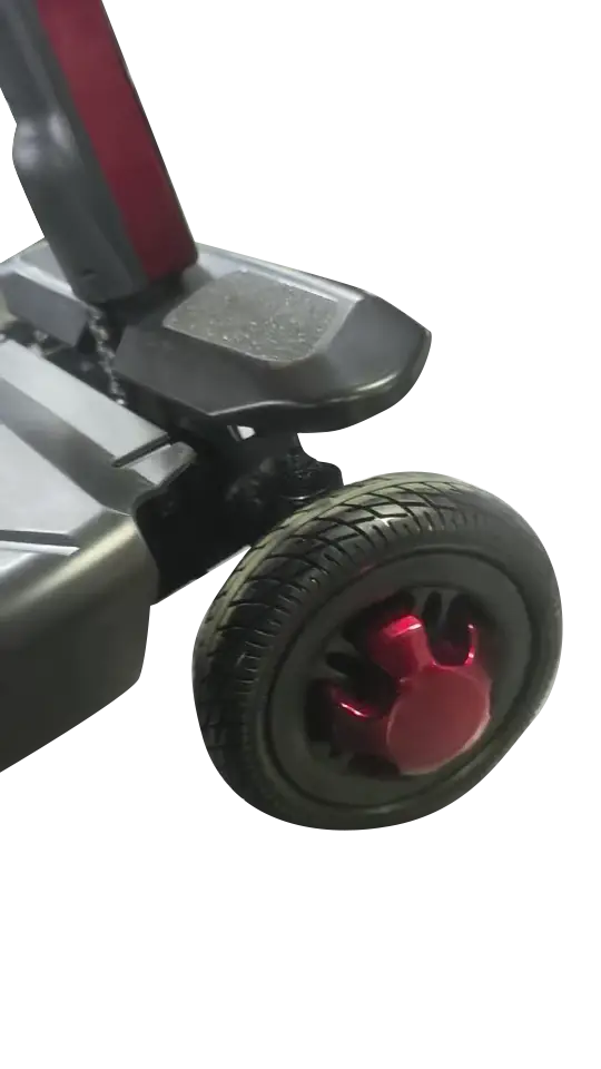 Καπάκια Τροχού Scooter AEGLE, Σετ 4 τεμ. | MOBIAK | Κόκκινο