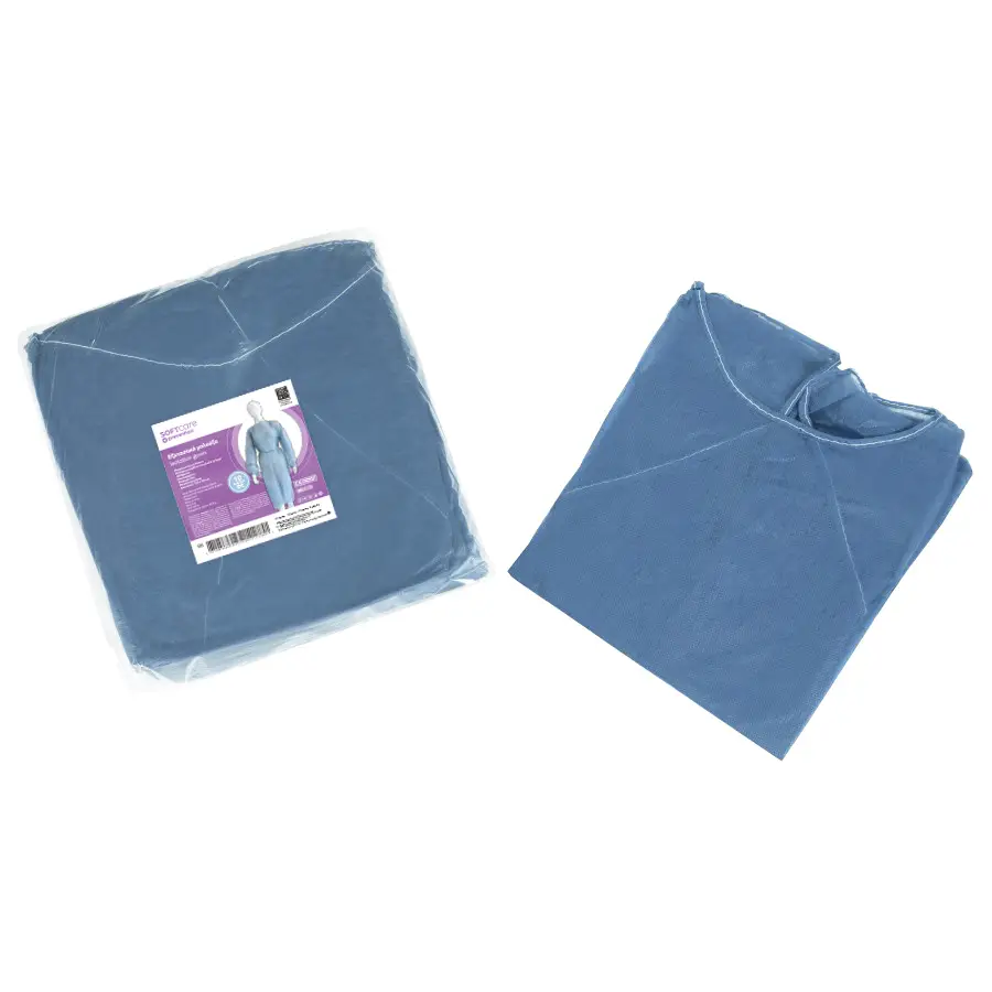 Εξεταστική Μπλούζα Non-Woven Γαλάζια 115x137 cm | Soft Care