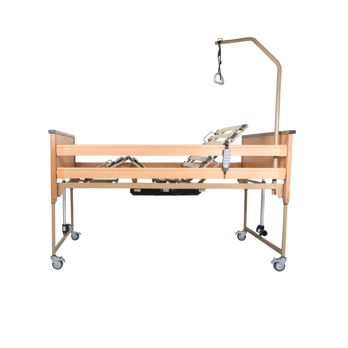 Lit médicalisé électrique VIRGO, lattes bois 180 kg | MOBIAK