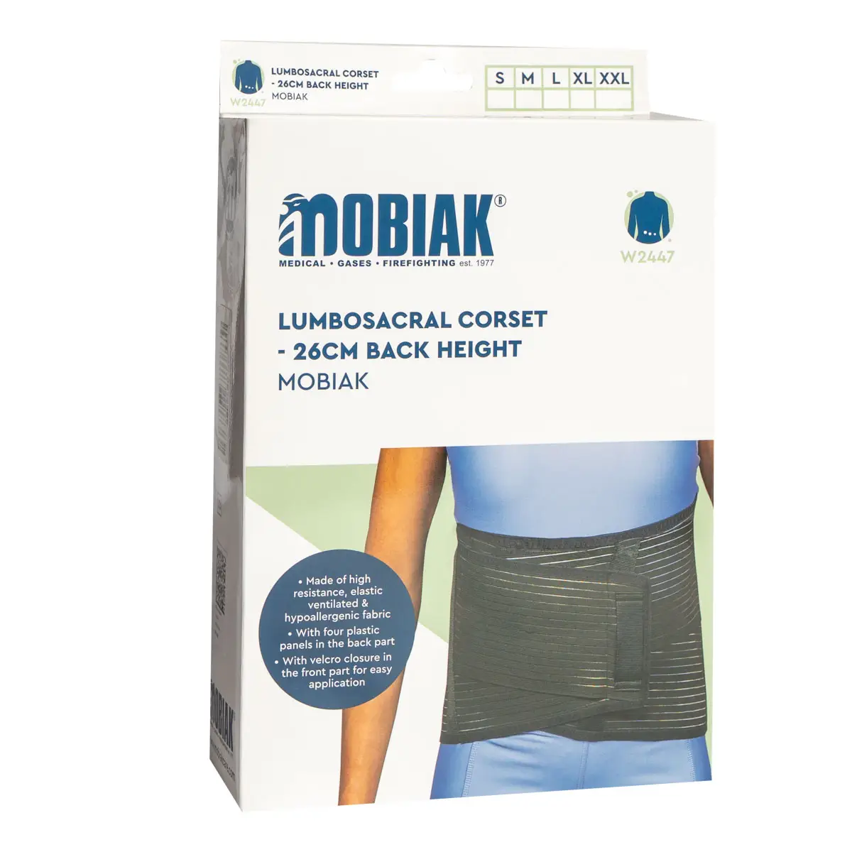 Ζώνη Μέσης Lumbo Support | MOBIAK | Μέγεθος M (90–100 cm)