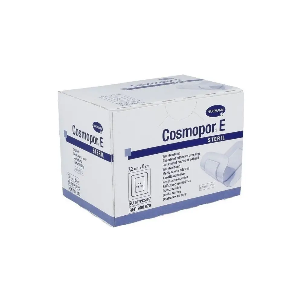 Cosmopor E self-adhesive sterile gauze 7,2X5cm
