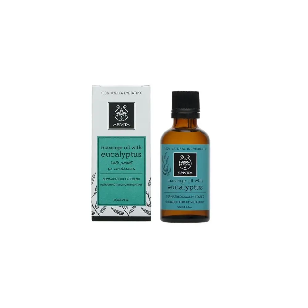 Apivita Massage Oil with Eucalyptus 50ml