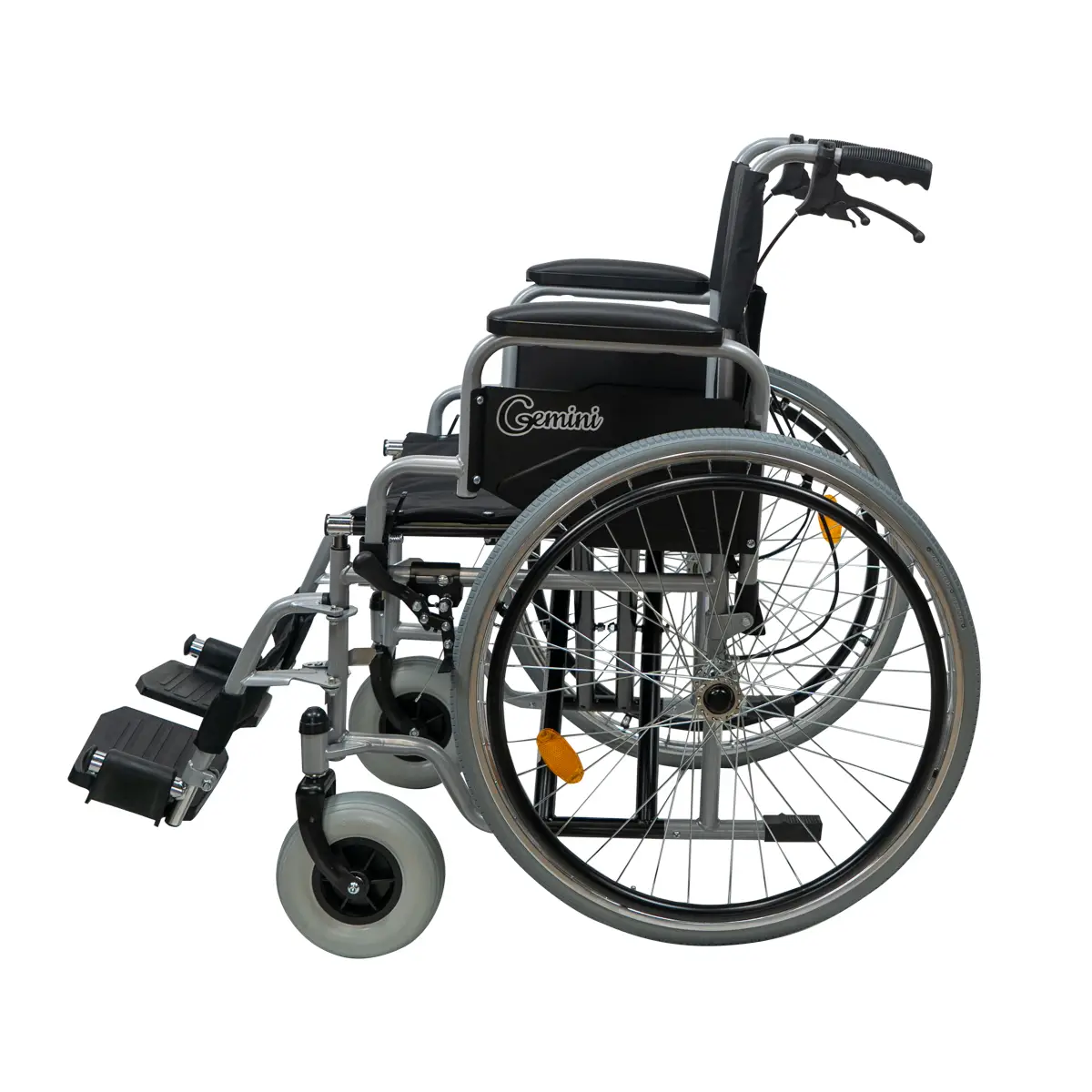 Αναπηρικό Αμαξίδιο Απλού Τύπου Gemini – MOBIAK | 43 cm