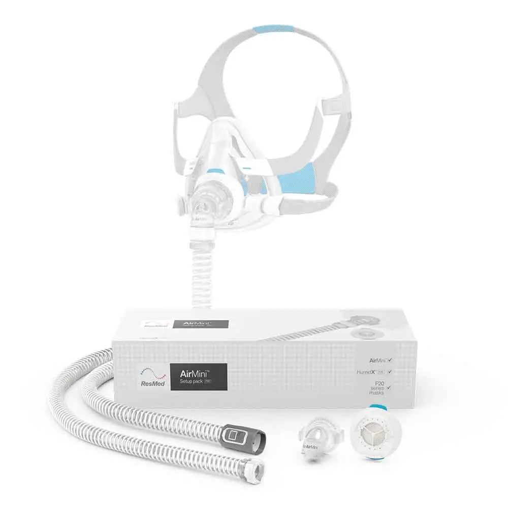 Pack AirFit F20 con HumidX para AirMini | ResMed